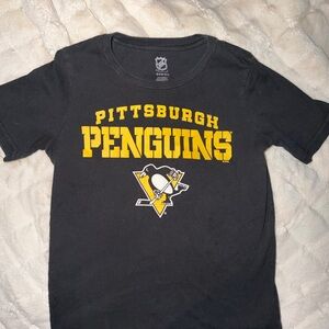 NHL Pittsburgh Penguins Kids Black and Gold Tee
